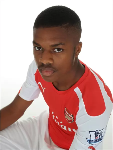 Chuba Akpom at Arsenal Photocall 2014-15