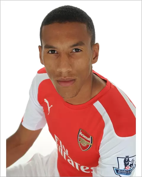 Issac Hayden at Arsenal's 2014-15 Photocall