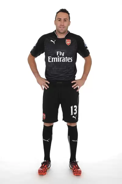 Arsenal FC: David Ospina at 2014-15 Photocall, Emirates Stadium