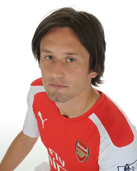 Arsenal's Tomas Rosicky at 2014-15 Photocall
