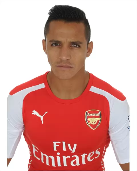 Arsenal's Alexis Sanchez at 2014-15 Photocall