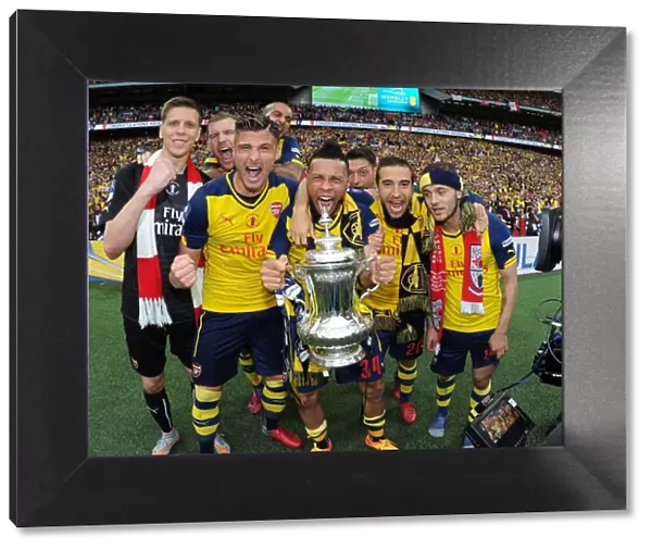 Arsenal's FA Cup Final Squad: A Formidable Lineup of Wojciech Szczesny, Per Mertesacker, Olivier Giroud, Theo Walcott, Francis Coquelin, Mesut Ozil, Mathieu Flamini, and Jack Wilshere
