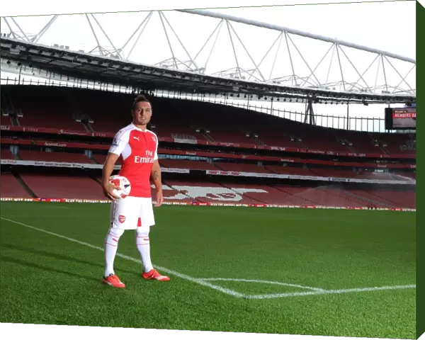 Santi Cazorla (Arsenal). Arsenal 1st Team Photcall and Training Session. Emirates Stadium