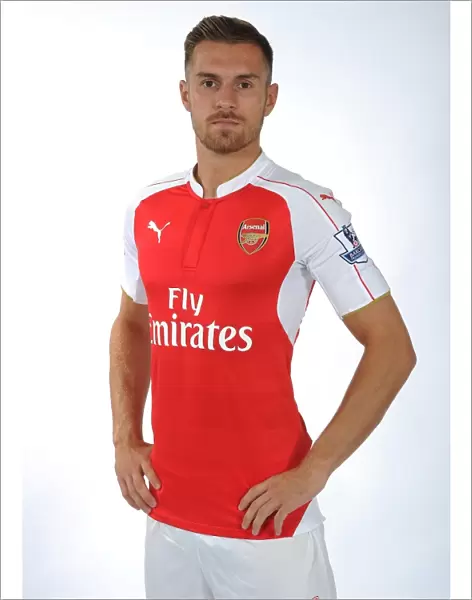 Aaron Ramsey: Arsenal First Team 2015-16 Photocall