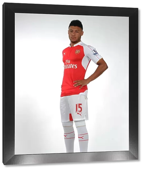 Alex Oxlade-Chamberlain at Arsenal's 2015-16 Team Photocall