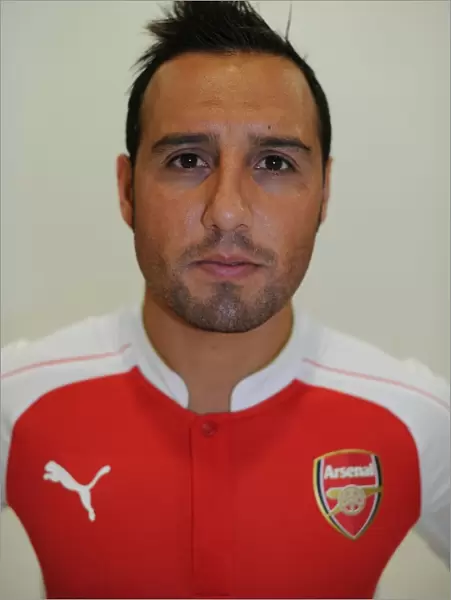 Arsenal Football Club: Santi Cazorla at 2015-16 Team Photocall