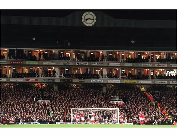 The Clock End. Arsenal 2: 4 Manchester United. FA Barclays Premiership