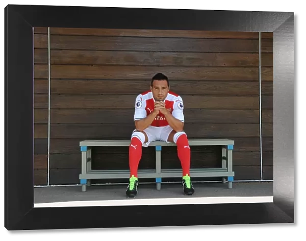 Arsenal Football Club 2016-17: Santi Cazorla at Team Photoshoot