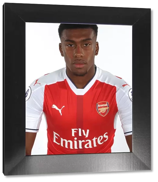 Arsenal First Team 2016-17: Alex Iwobi at Arsenal Photocall