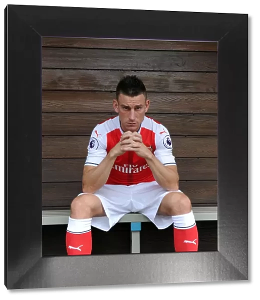 Arsenal FC: 2016-17 Squad - Laurent Koscielny at Arsenal's 1st Team Photocall