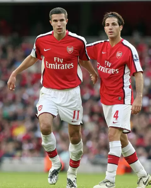 Robin van Persie and Cesc Fabregas (Arsenal)
