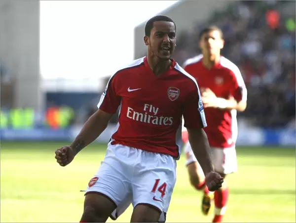 Theo Walcott's Thrilling Goal: Arsenal Crushes Wigan Athletic 4-1 in Premier League