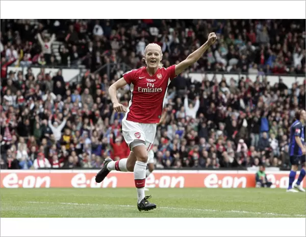 Katie Chapman's Goal: Arsenal Ladies Claim FA Cup Victory (4-5-09)