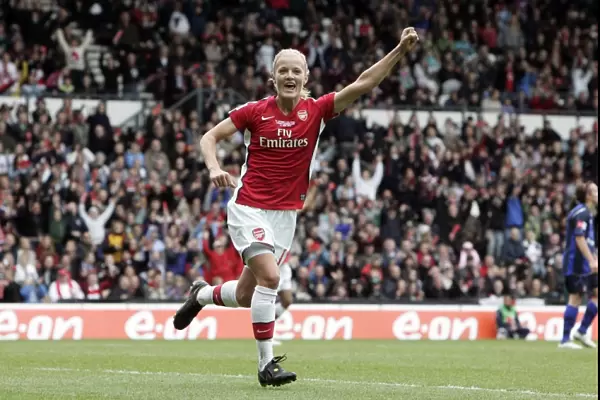 Katie Chapman's Goal: Arsenal Ladies Claim FA Cup Victory (4-5-09)