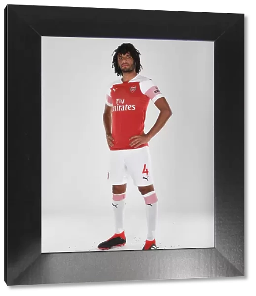 Arsenal's Mo Elneny at 2018 / 19 First Team Photo Call