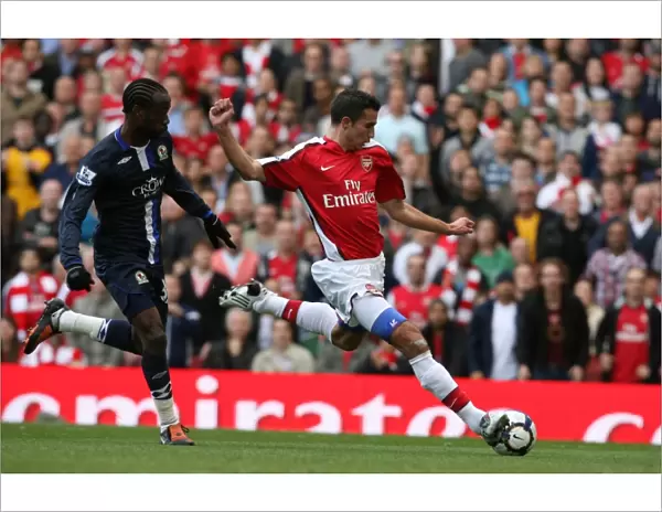 Robin van Persie Scores Stunning Goal Against Blackburn, Arsenal 6-2