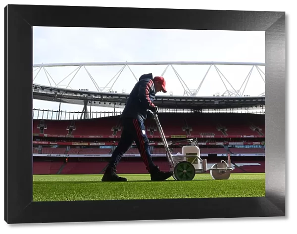 Arsenal v Crystal Palace: Pre-Match Preparations at Emirates Stadium