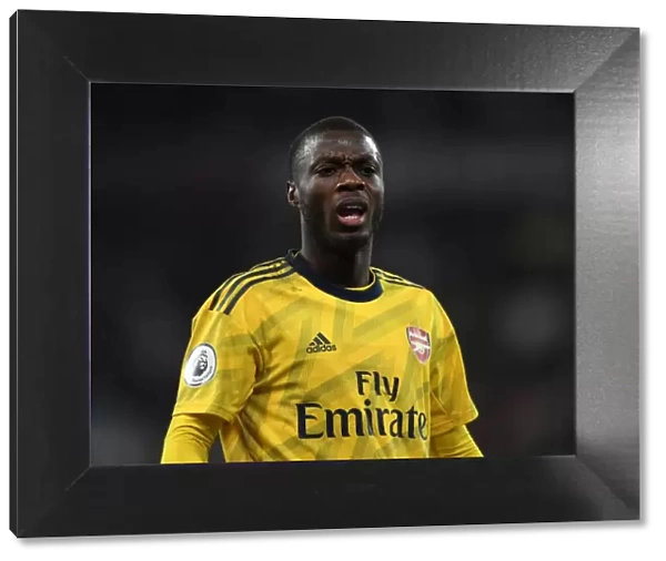 Pepe in Action: West Ham vs. Arsenal - Premier League Clash, London, 2019