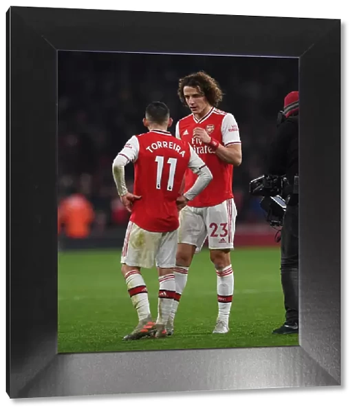Arsenal's David Luiz and Lucas Torreira Reunite After Arsenal FC vs Manchester United Match (January 2020)