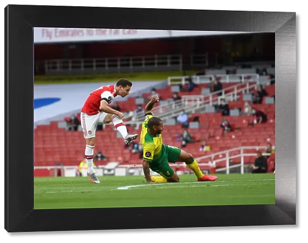 Arsenal's Cedric Soares Scores Fourth Goal Against Norwich City (2019-20)