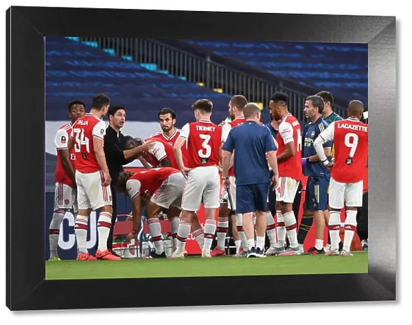 Arsenal FC: Mikel Arteta Motivates Players During FA Cup Semi-Final vs Manchester City
