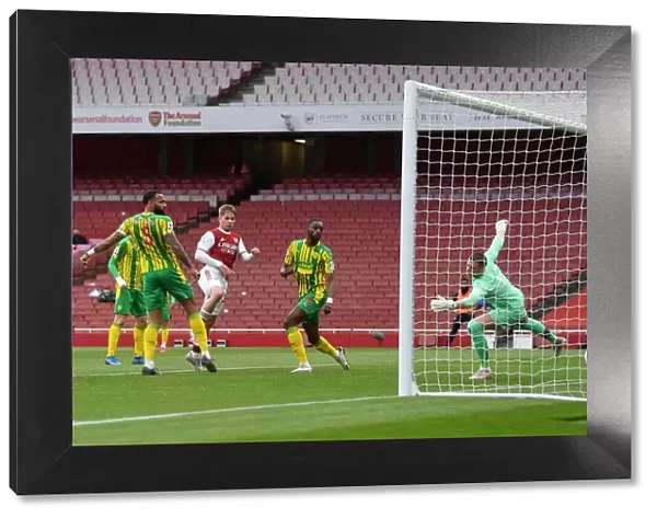 Arsenal's Emile Smith Rowe Scores First Goal in Empty Emirates Stadium Against West Bromwich Albion (May 2021)