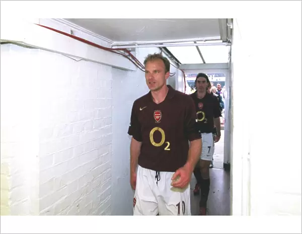 Arsenal goalscorer Dennis Bergkamp after the match