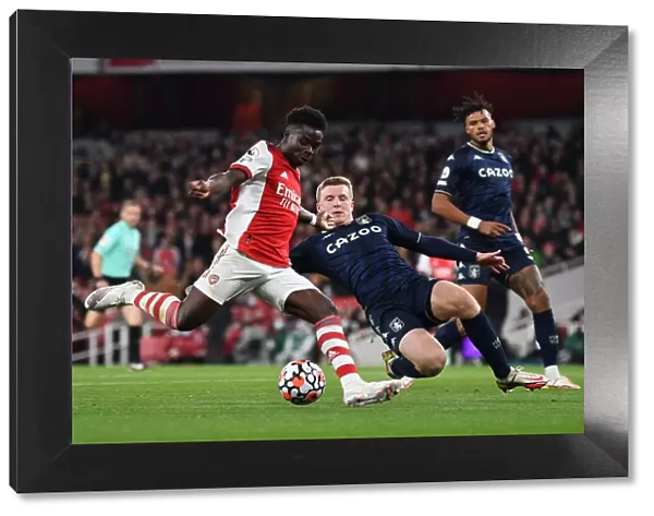 Arsenal vs Aston Villa: Bukayo Saka vs Matt Targett Battle at Emirates Stadium
