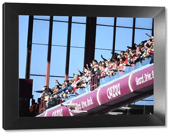 Arsenal Fans Passionate Showdown: Aston Villa vs. Arsenal, Premier League (March 2022)