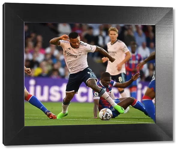 Gabriel Jesus in Action: Crystal Palace vs. Arsenal, Premier League 2022-23
