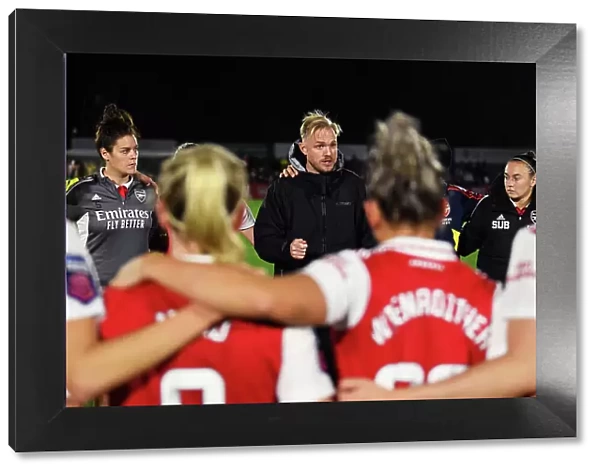 Arsenal Women Celebrate Victory Over West Ham United in Barclays WSL