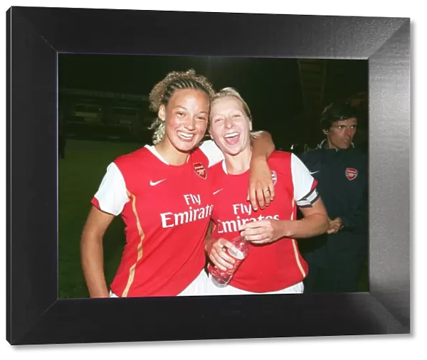 Lianne Sanderson and Jayne Ludlow (Arsenal Ladies)