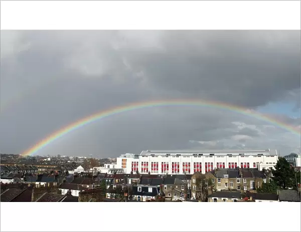 A Rainbow over Highbury Square photgraphed from Highbury House. 26  /  3  /  10