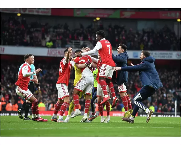 Arsenal's Triumphant Third: Nelson Scores in Euphoric Atmosphere vs AFC Bournemouth (2022-23)