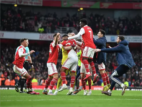 Arsenal's Triumphant Third: Nelson Scores in Euphoric Atmosphere vs AFC Bournemouth (2022-23)