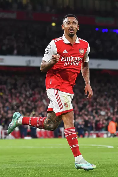 Arsenal's Gabriel Jesus Scores Third Goal in Thrilling Arsenal vs. Chelsea Clash (2022-23)