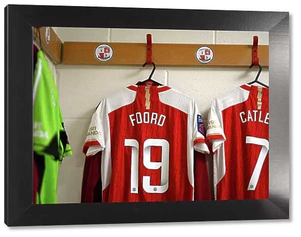 Arsenal FC at Brighton & Hove Albion - Barclays Women's Super League 2023-24: A Peek into Arsenal's Dressing Room