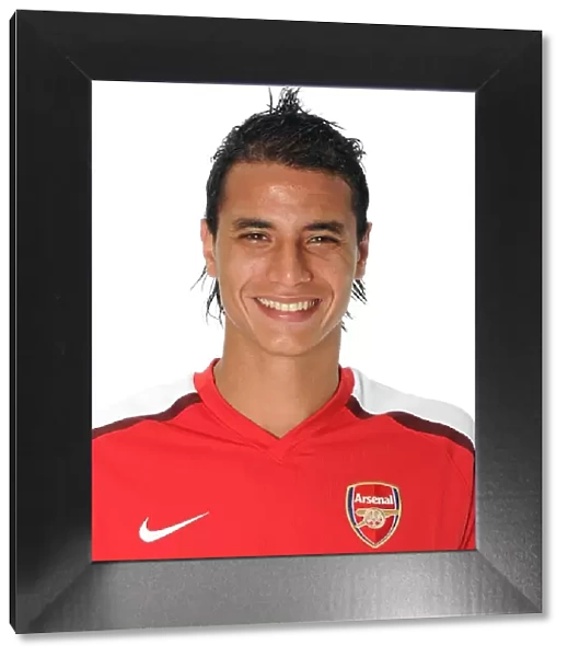 New Arsenal signing Marouane Chamakh. Arsenal Training Ground, London Colney