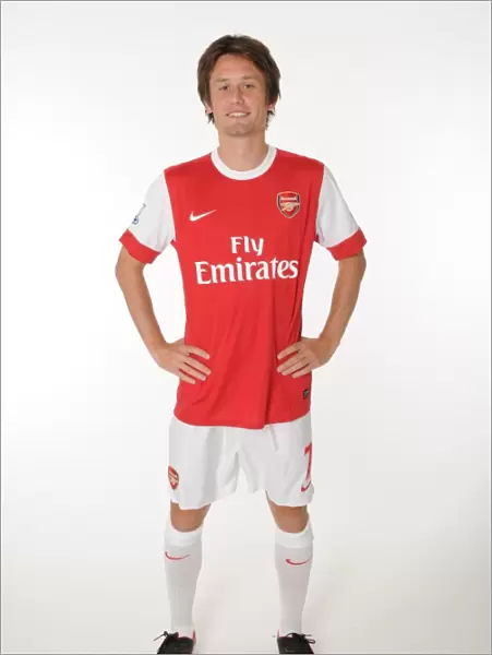 Arsenal Football Club: Tomas Rosicky at 1st Team Photocall and Membersday, Emirates Stadium (2010)