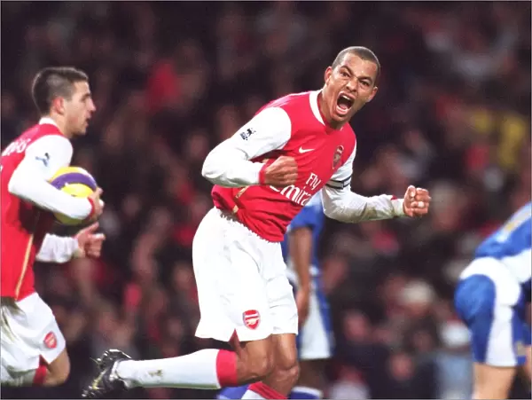 Gilberto's Thrilling Goal: Arsenal 2-2 Portsmouth, FA Premiership, Emirates Stadium (December 16, 2006)