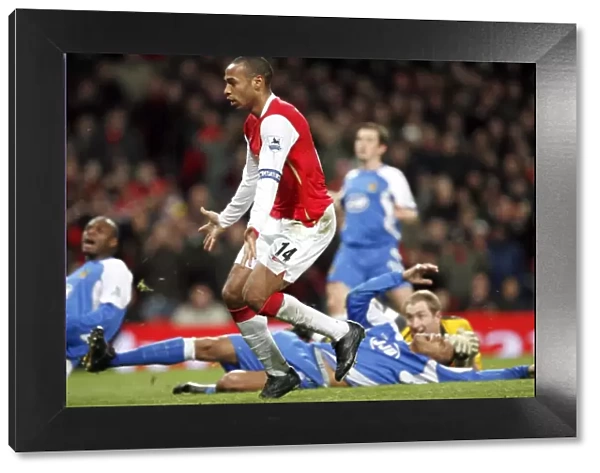Thierry Henry's Game-Winning Moment: Arsenal's 1st Goal vs. Wigan Athletic, 2007