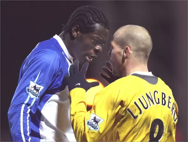 Freddie Ljungberg vs. Shabani Samba: Arsenal's Edge in the 1:0 FA Cup Victory over Blackburn Rovers, 2007