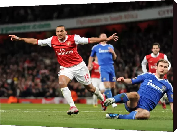 Theo Walcott's Triumph: Arsenal's Thrilling 3-1 Victory Over Chelsea (2010-11)