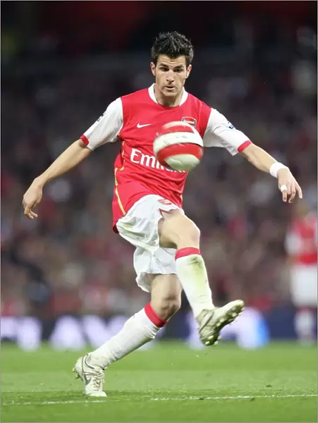 Cesc Fabregas in Action: Arsenal's 3:1 Victory over Manchester City, FA Premiership, Emirates Stadium (07 / 04 / 07)