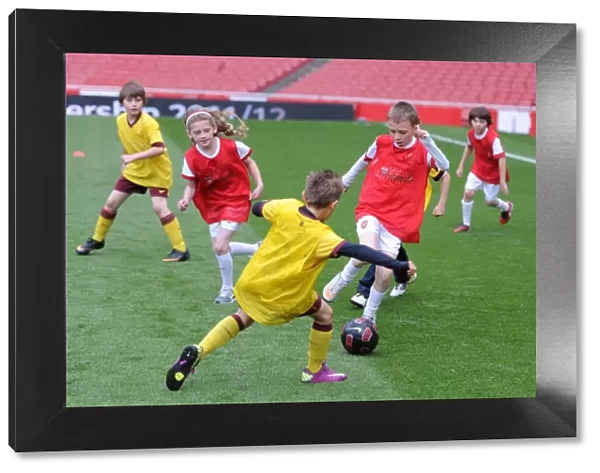 Young Gunner's Determined Performance in Arsenal's 1:2 Defeat against Aston Villa, Emirates Stadium, May 2011
