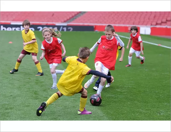 Young Gunner's Determined Performance in Arsenal's 1:2 Defeat against Aston Villa, Emirates Stadium, May 2011