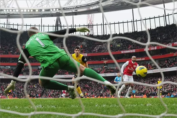 Thierry Henry Scores Seventh Goal: Arsenal vs. Blackburn Rovers, Premier League 2011-12