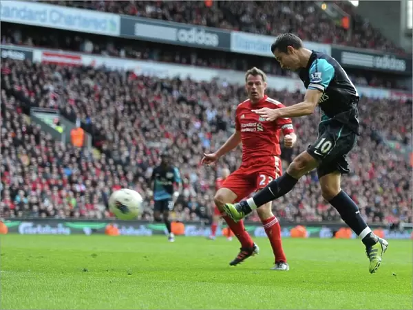 Robin van Persie Strikes Again: Arsenal's Unforgettable Goal vs. Liverpool, 2011-12 Premier League