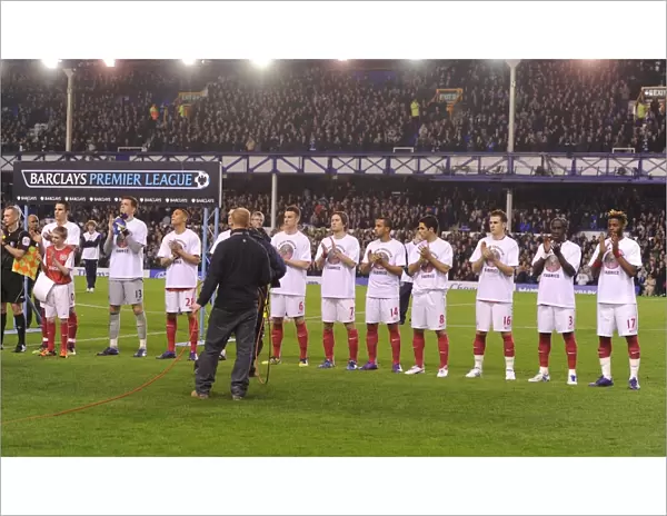 Arsenal Honors Late Fabrice Muamba with Tribute Shirts vs. Everton (2012)