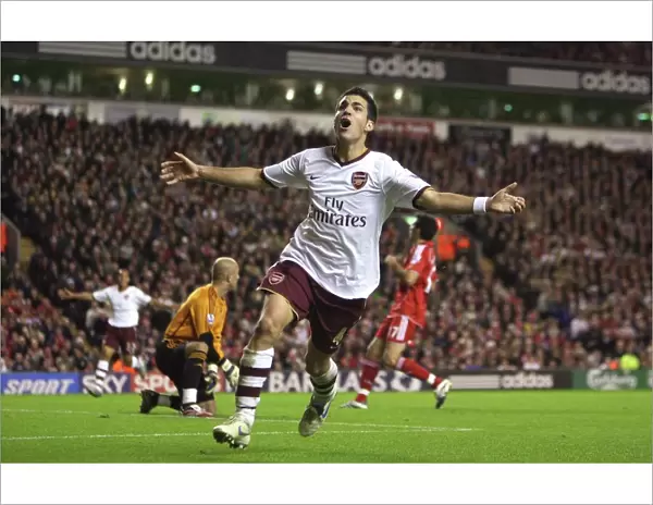 Cesc Fabregas: The Thrilling Moment of His Equalizer for Arsenal Against Liverpool, Barclays Premier League, 2007